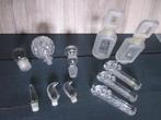 anciens en verre : poses couteaux, flacons, bouchons catafe, Antiquités & Art, Enlèvement