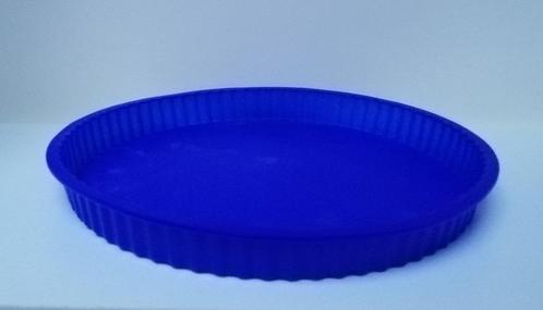 Moule Silicone Flexible Tarte Tourte Flan Pizza Quiche, Maison & Meubles, Cuisine| Tupperware, Neuf, Autres types, Bleu, Enlèvement ou Envoi