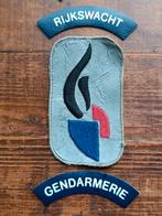 RIJKSWACHT * GENDARMERIE #1, Verzenden, Rijkswacht, Embleem of Badge