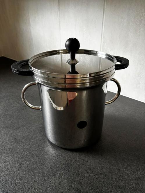Alessi Pasta-set inox 18/10, Huis en Inrichting, Keuken | Potten en Pannen, Gebruikt, Kookpan of Snelkookpan, Inox, Keramische plaat
