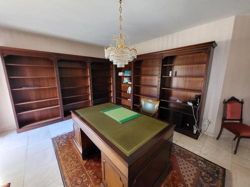 9 bureelmeubelen, Huis en Inrichting, Kasten | Boekenkasten, Gebruikt, Met lade(s), Met deur(en), Met plank(en), Overige houtsoorten