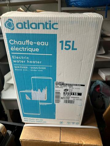Atlantic 15 liter keuken boiler boven wasbak beschikbaar voor biedingen