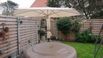 Uitschuifbare muurparasol in zeer goede staat 2,70m diameter, Tuin en Terras, Parasols, Ophalen of Verzenden, Zo goed als nieuw