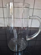 Glazen met karaf met motief, gezandstraald, Ophalen