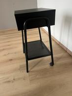 Nachtkastje zwart, Huis en Inrichting, Ophalen, Zo goed als nieuw, 45 tot 65 cm, 70 cm of meer