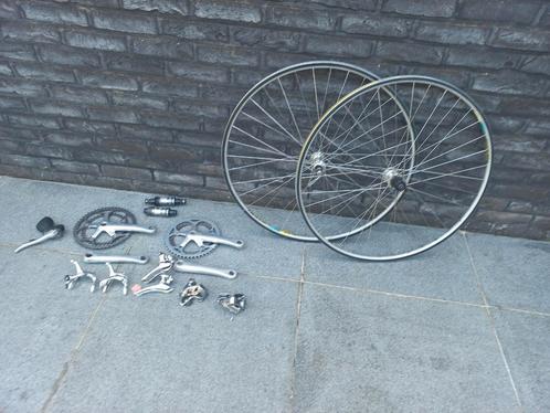 OPRUIMING -> LOT Dura Ace onderdelen (incl wielset), Fietsen en Brommers, Fietsonderdelen, Gebruikt, Ophalen