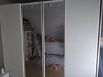Houten kleerkast, Huis en Inrichting, Kasten | Kleerkasten, Ophalen, 200 cm of meer, Met hangruimte, Zo goed als nieuw