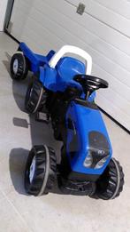 Tractor met trappers en aanhangwagen, Kinderen en Baby's, Speelgoed | Buiten | Voertuigen en Loopfietsen, Ophalen, Gebruikt, Trapvoertuig