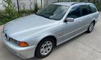 BMW 520D 2002, Auto's, BMW, 1951 cc, Zwart, Leder, 5 deurs