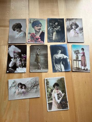 10 prachtige fantasiekaarten : Periode 1910/1920 beschikbaar voor biedingen