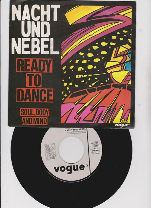Nacht Und Nebel – Ready To Dance  1985  synth-pop, CD & DVD, Vinyles Singles, Comme neuf, Single, Pop, 7 pouces, Enlèvement ou Envoi