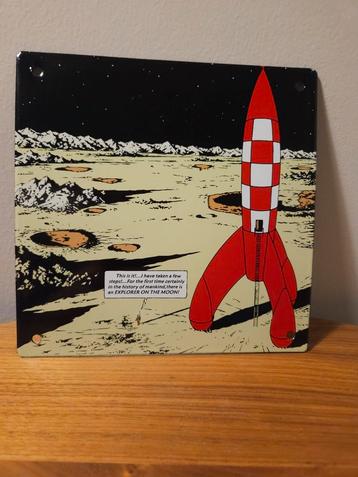 Assiette en émail Tintin, Enlèvement ou Envoi, Comme neuf