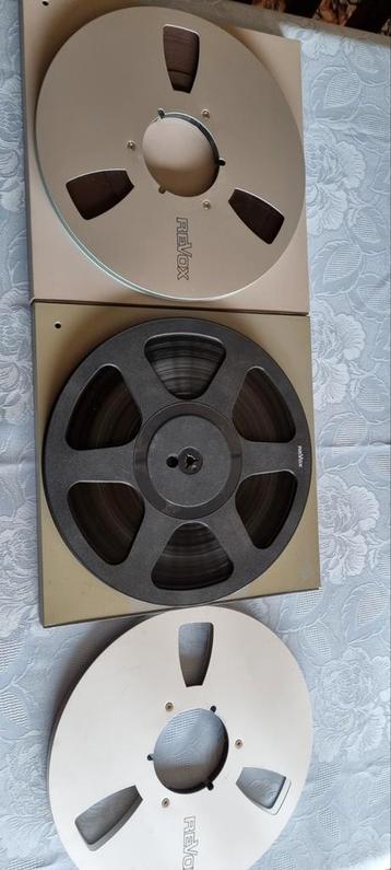 3x Revox spoelen 