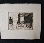 Médard Verburgh 1886 – 1957 zeer mooie grote ets, Ophalen