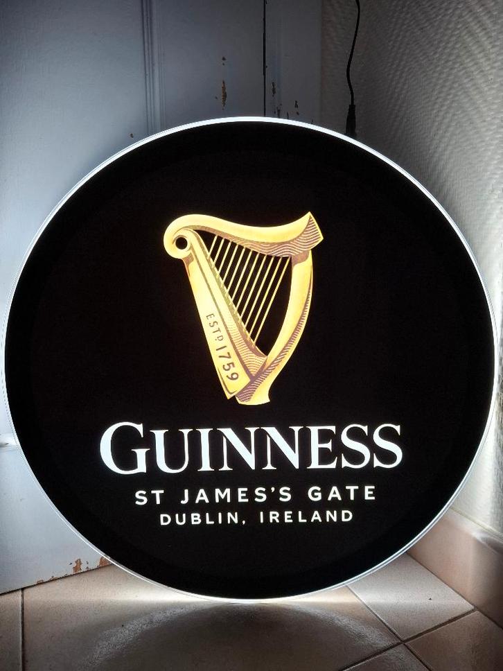 Zeldzame lichtreclame Guinness (in originele verpakking), Verzamelen, Merken en Reclamevoorwerpen, Nieuw, Verpakking, Ophalen of Verzenden