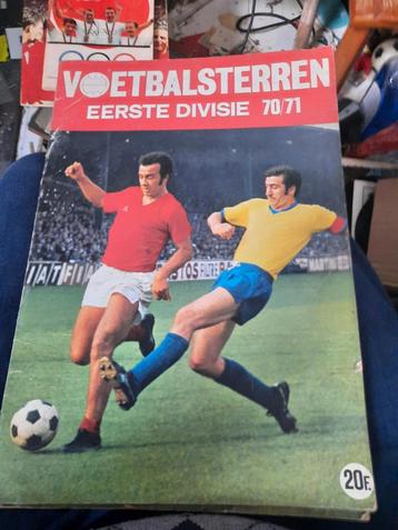 leeg album Vanderhout Voetbalsterren eerste div. 70-71 Belgi beschikbaar voor biedingen