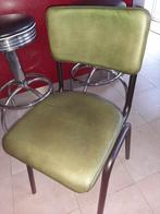 2 stoelen groen, Maison & Meubles, Chaises, Comme neuf, Autres matériaux, Enlèvement, Autres couleurs