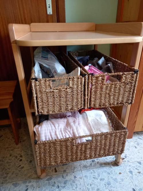 Table à langer, Kinderen en Baby's, Kinderkamer | Commodes en Kasten, Zo goed als nieuw, Commode, 90 tot 105 cm, Minder dan 75 cm