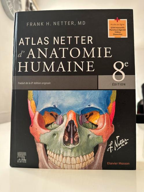 Atlas Netter d’Anatomie Humaine - 8e Édition (2023), Livres, Science, Comme neuf, Enlèvement