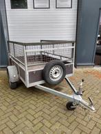 Bramhaar  aanhangwagen met zijrekken, Ophalen, Gebruikt