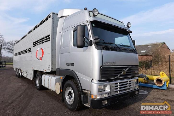 Volvo FH 420 FH 420 Globetrotter 4x2 truck - zilvergrijs - E, Autos, Camions, Entreprise, Diesel, Boîte manuelle, Argent ou Gris