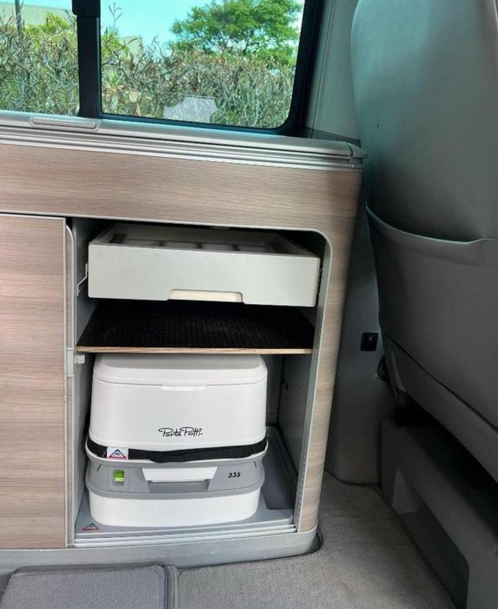 De PortaPotti QUBE set Brandrup voor California T5, T6, T6.1, Caravans en Kamperen, Mobilhome-accessoires, Zo goed als nieuw, Ophalen