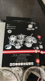 Kookpotten en pannenset 12 delig nieuw renens swiss classic, Huis en Inrichting, Keuken | Potten en Pannen, Ophalen, Overige materialen
