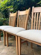 4 chaises en bois, Maison & Meubles, Chaises, Enlèvement, Comme neuf, Bois