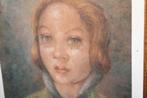 Portret - pastel op papier - ongesigneerd, Ophalen of Verzenden
