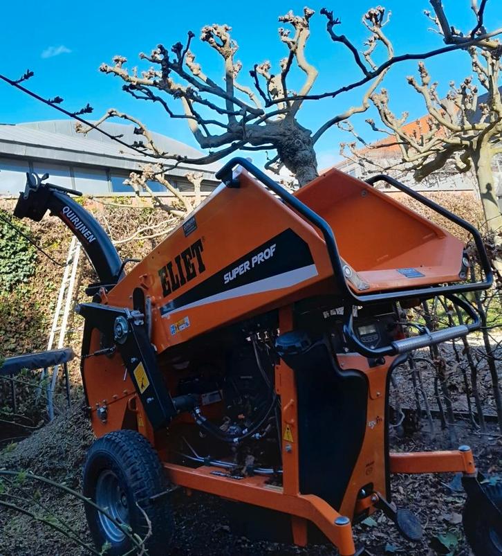 Eliet hakselaar te huur, Tuin en Terras, Hakselaars, Zo goed als nieuw, Benzine, Ophalen