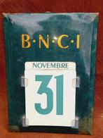 Panneau d'affichage vintage BNCI (BNP Paribas), Collections, Marques & Objets publicitaires, Comme neuf, Enlèvement ou Envoi, Panneau publicitaire