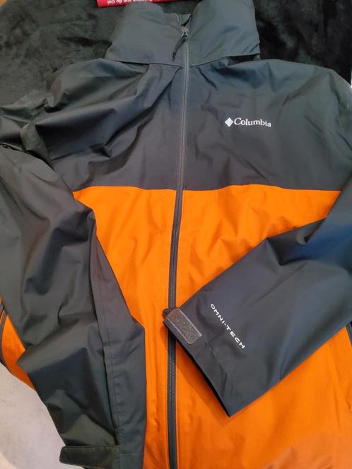 Columbia,  herenjas Xxl, Kleding | Heren, Sportkleding, Zo goed als nieuw, Wandelen of Outdoor, Overige maten, Oranje, Ophalen of Verzenden
