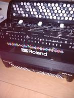 knopaccordeon 120 bas RolandFR4X, Autres marques, Avec valise, Comme neuf, Enlèvement