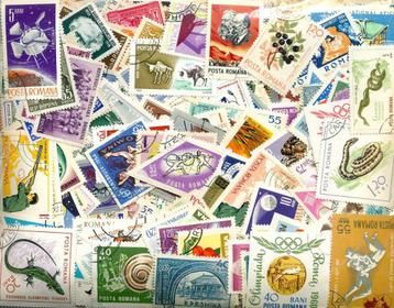 postzegelpakket Roemenië - 645 verschillende zegels beschikbaar voor biedingen