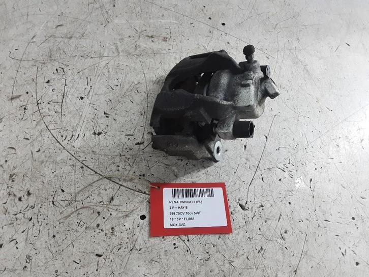 REMKLAUW LINKS VOOR Renault Twingo III (AH) (410000613R), Auto-onderdelen, Remmen en Aandrijving, Renault, Gebruikt