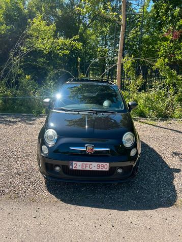 Fiat Abarth 500 1,4-16 V, Autos, Abarth, Euro 5, Achat, Boîte manuelle, Noir