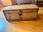Houten kist massief hout antiek, Ophalen, Zo goed als nieuw