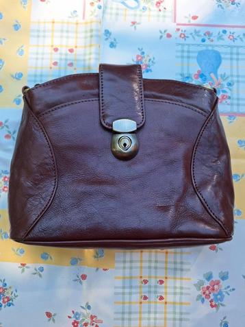 Bruine lederen handtas van Arthur en Aston beschikbaar voor biedingen