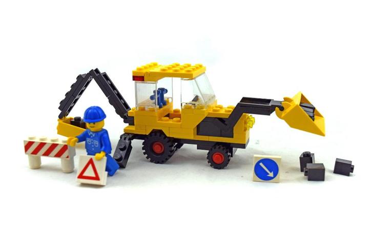 LEGO Classic Town Construction 6686 Backhoe volledig, Kinderen en Baby's, Speelgoed | Duplo en Lego, Zo goed als nieuw, Lego, Complete set