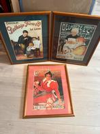 3 kaders met affiches Delhaize (kopies), Enlèvement