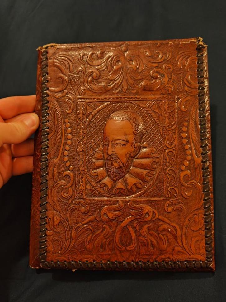 Porte bloc note effet cuir Don Quixote état correct, Diversen, Agenda's, Gebruikt, Ophalen of Verzenden