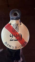 NAMUR 1903 fietsplaat - fiestplaat NAMEN, Ophalen of Verzenden, Zo goed als nieuw