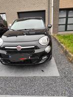 Fiat 500X, Auto's, 139 g/km, Leder en Stof, Zwart, Dealer onderhouden