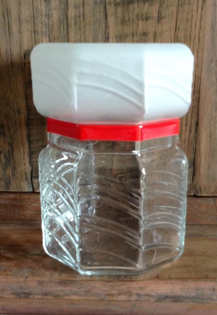 Vintage Zweedse design glazen pot jaren 70., Antiek en Kunst, Curiosa en Brocante, Ophalen of Verzenden