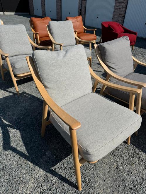 Lot fauteuils zetels merk ercol ook apart te koop, Huis en Inrichting, Fauteuils, Zo goed als nieuw, Stof, Ophalen