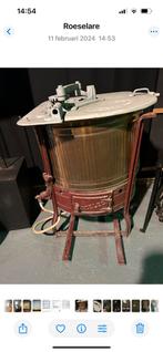 Oude koperen wasmachine, Ophalen