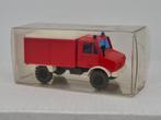 Unimog Brandweer - Wiking 1/87, Hobby en Vrije tijd, Modelauto's | 1:87, Verzenden, Zo goed als nieuw, Bus of Vrachtwagen, Wiking