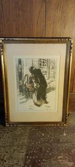 Gravure signée Roméo Dumoulin, 16x22, n282, Ophalen