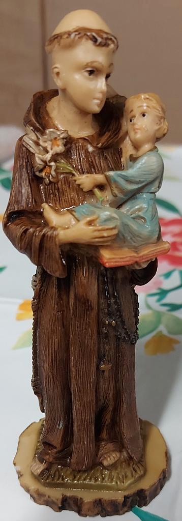 Statue vintage de Saint Antoine de Padoue, Antiquités & Art, Antiquités | Objets religieux, Enlèvement