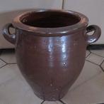 grote antieke bruine bloempot (Belgische makkelij), Ophalen